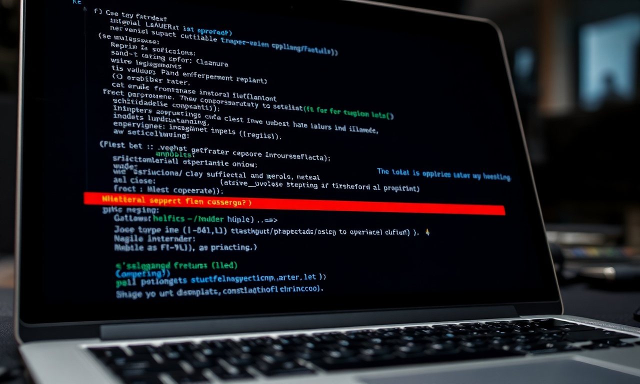 Codice PHP su schermo con una riga evidenziata come potenzialmente vulnerabile